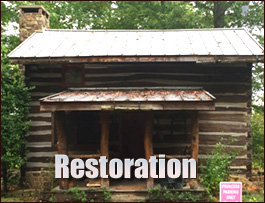 Historic Log Cabin Restoration  Shade, Ohio
